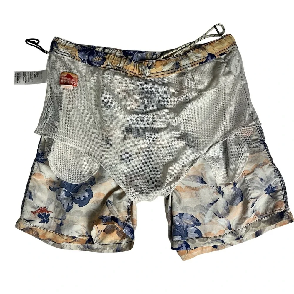 Tommy Bahama Relax Men's Swim Trunks Size L Tropical Floral Board Shorts